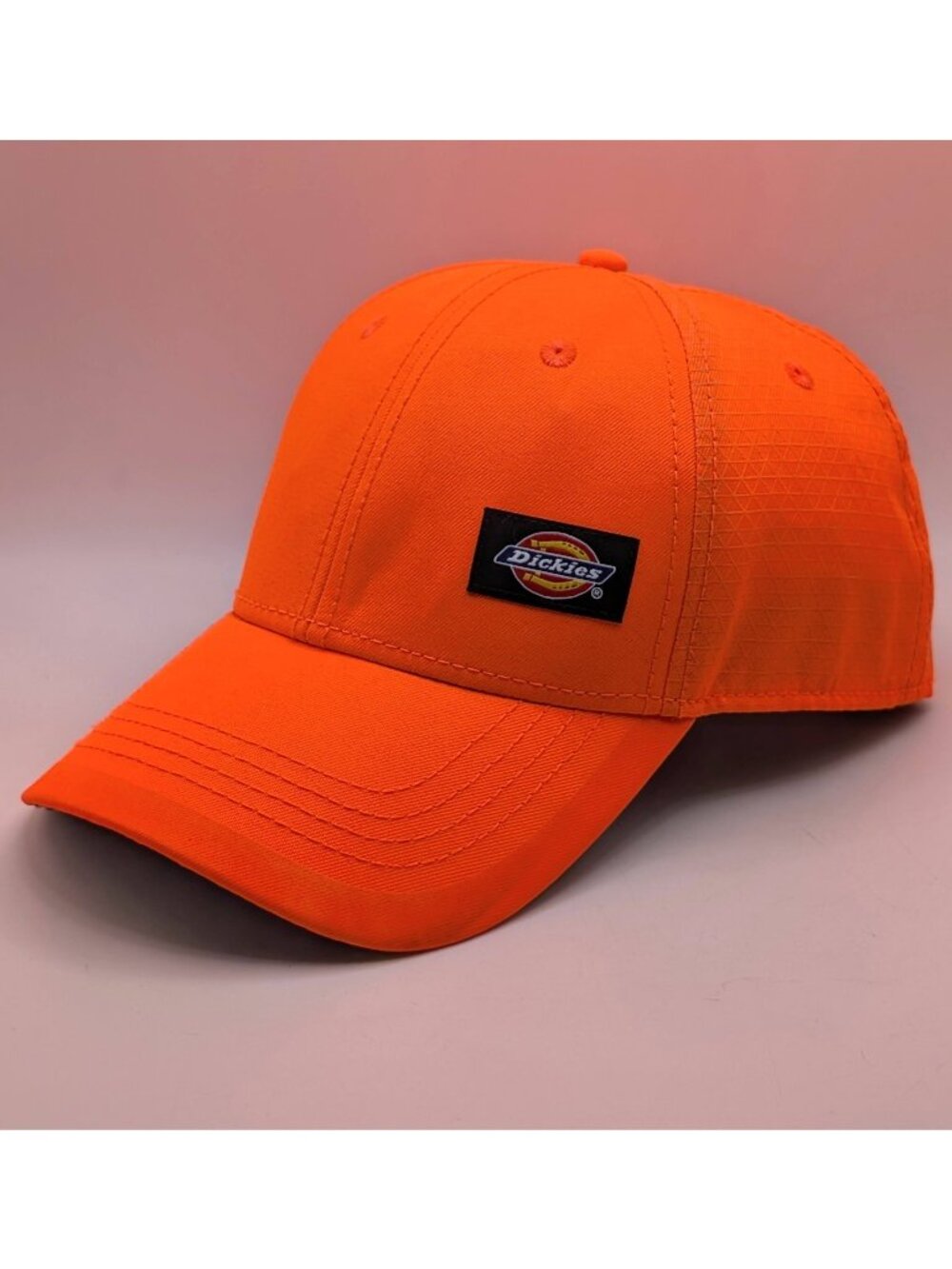 Dickies Reflective Orange Hat Neon Adjustable Strap Back Unisex Work Wear Adult